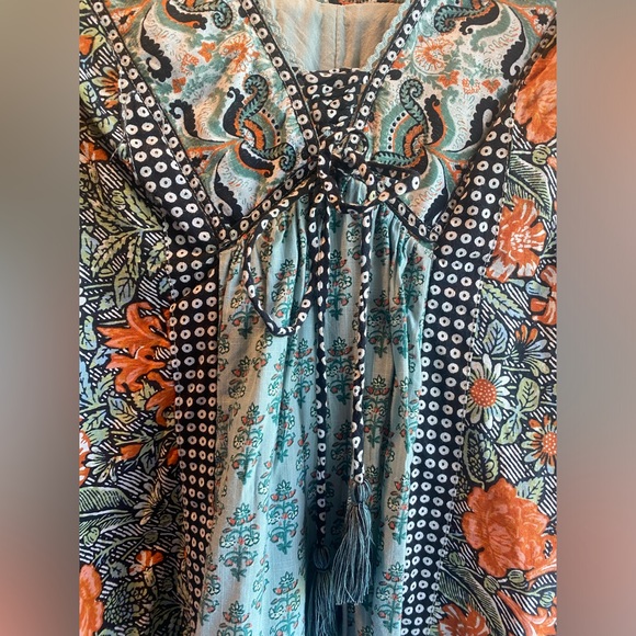 Anthropologie Floral Mini Swing Dress - Picture 5 of 8